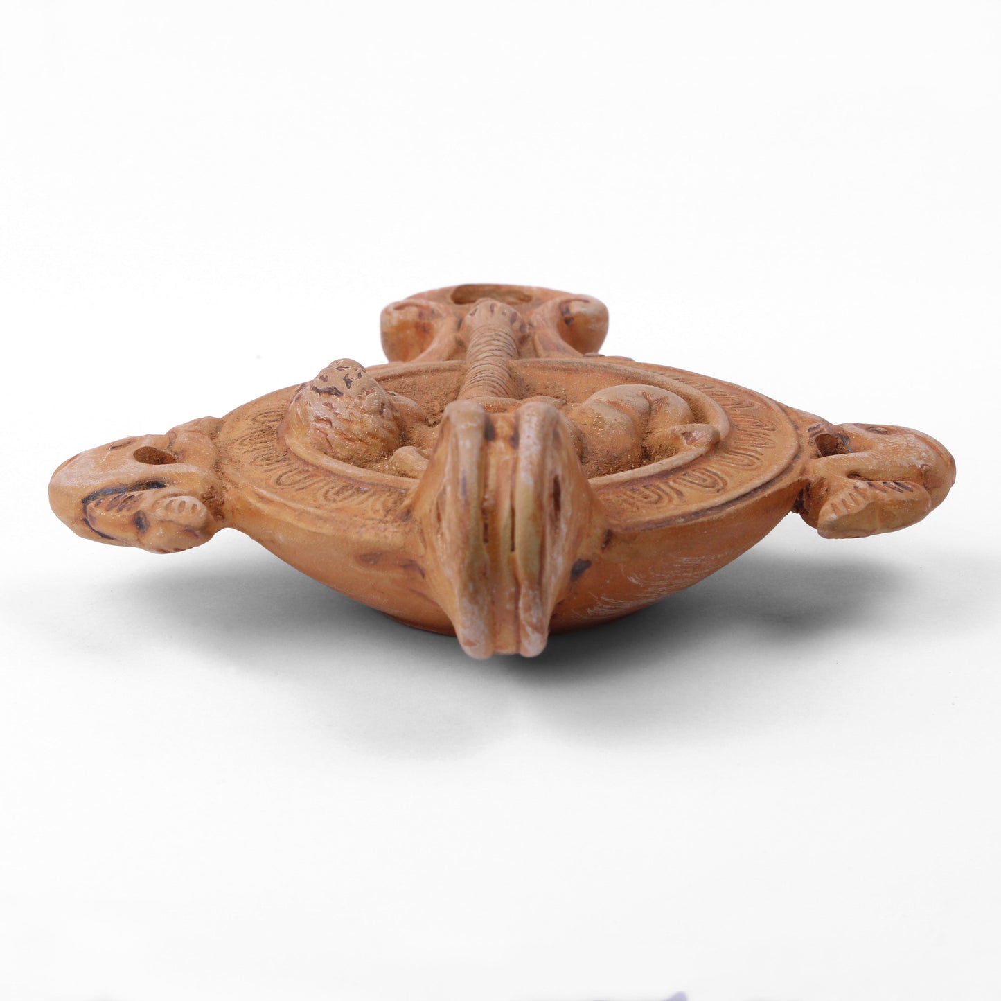 Ancient Oil Lamp with Eros