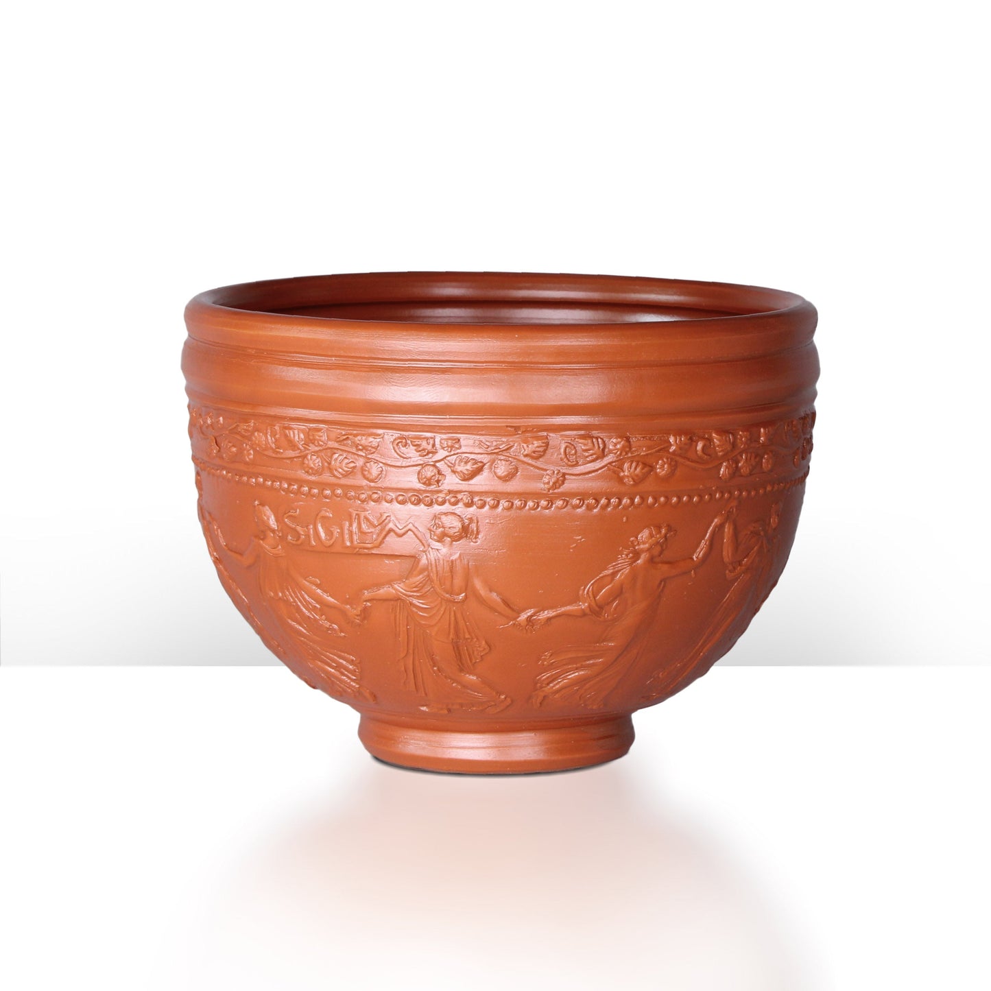 Ancient Roman Bowl with Dancing Scene