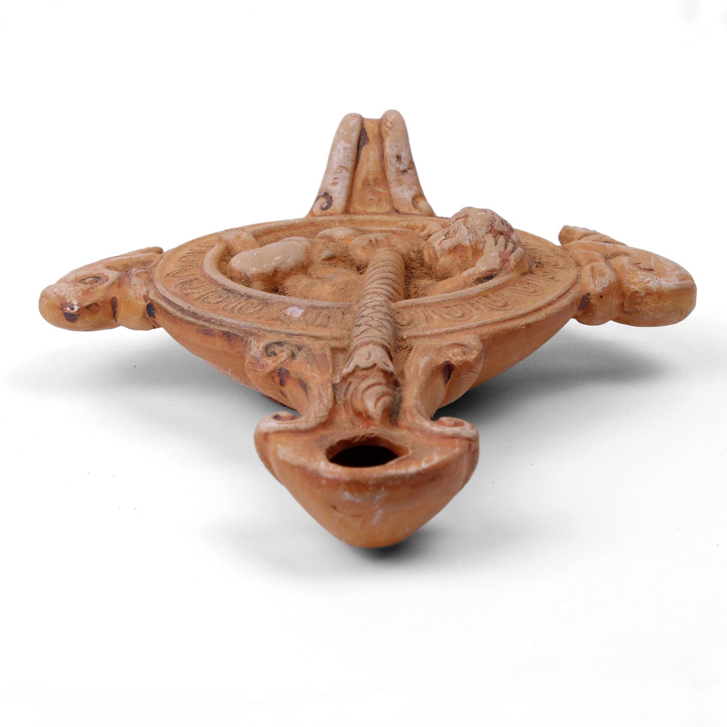 Ancient Oil Lamp with Eros