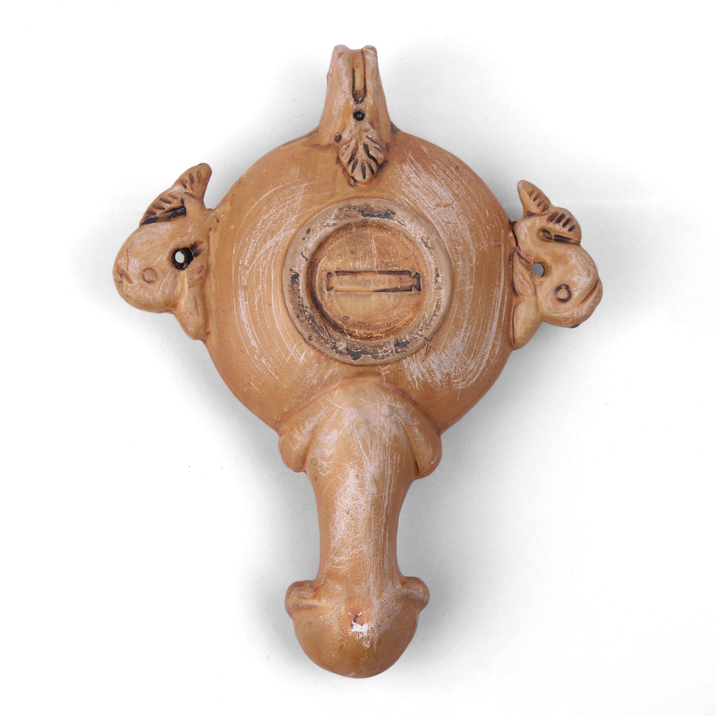 Ancient Oil Lamp with Eros