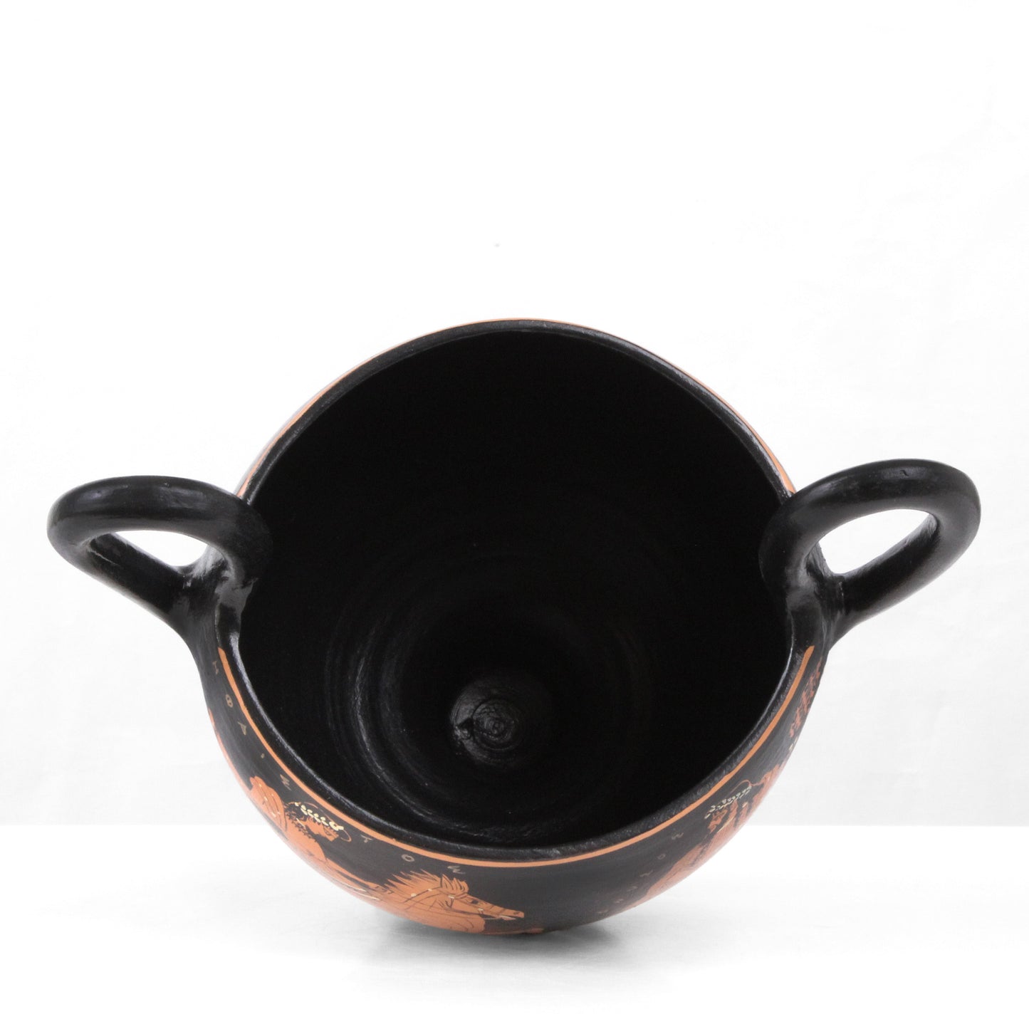Ancient Greek Red-Figure Kantharos Vase