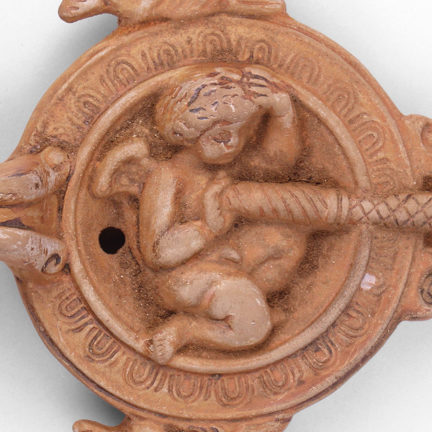 Ancient Oil Lamp with Eros