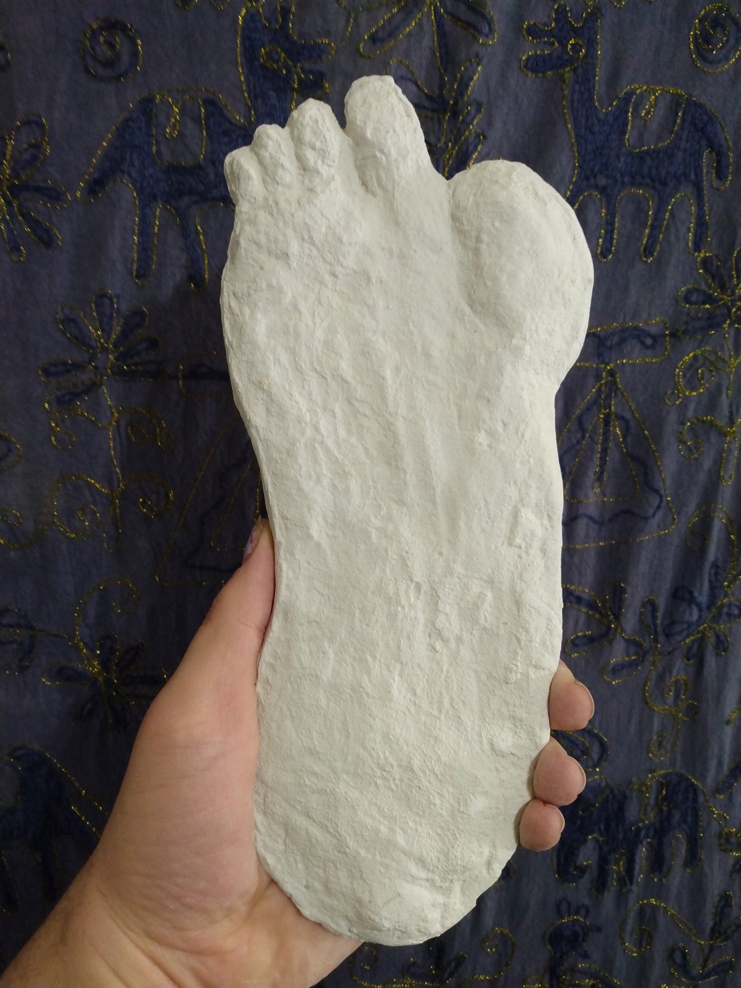 1951 Yeti #2 footprint cast replica track