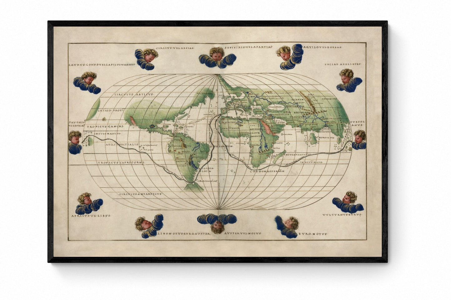 Map of the World in 1542