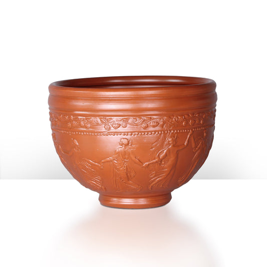 Ancient Roman Bowl with Dancing Scene