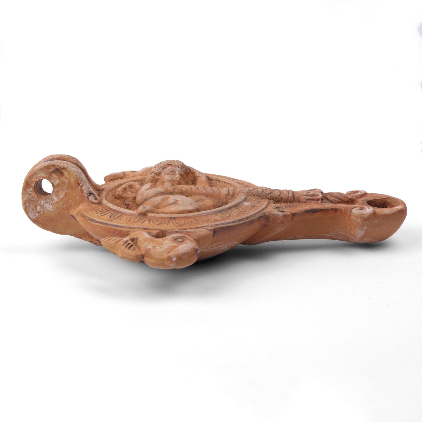 Ancient Oil Lamp with Eros