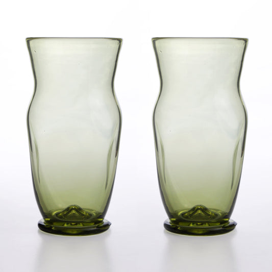 Ancient Roman Drinking Glass in Pair