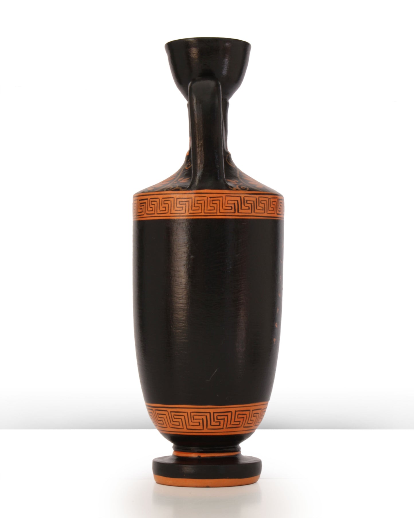 Ancient Greek Red-Figure Lekythos Vase with Artemis and Apollo