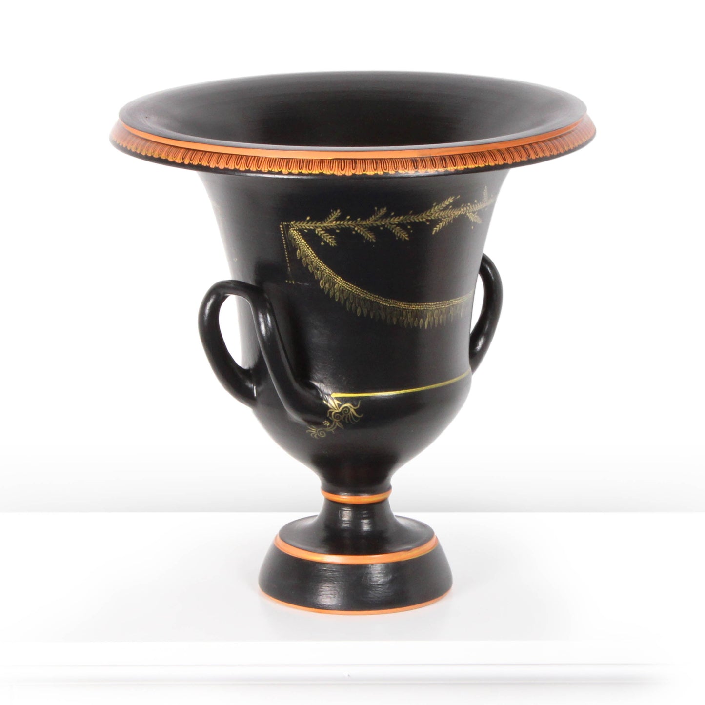 Ancient Greek Black Krater Vase