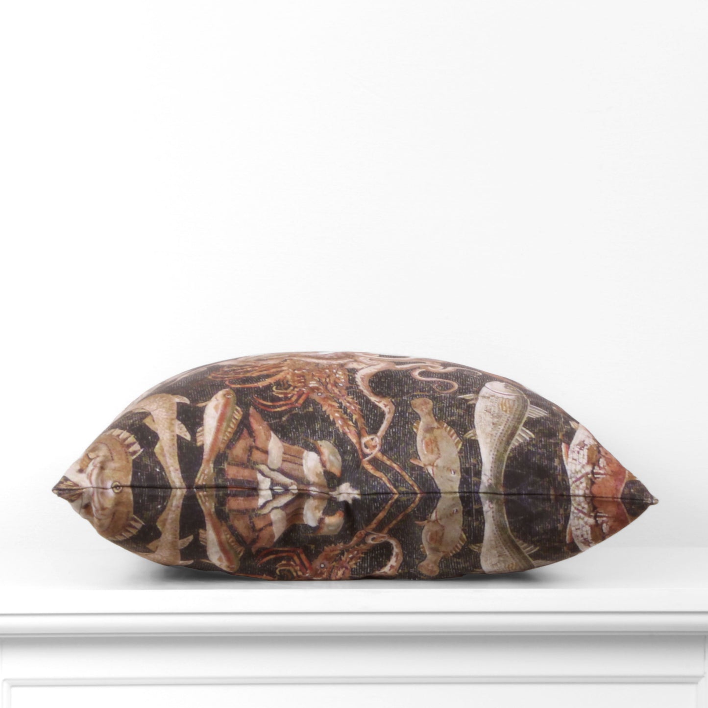 Ancient Octopus Mosaic Pompenian Cushion Cover