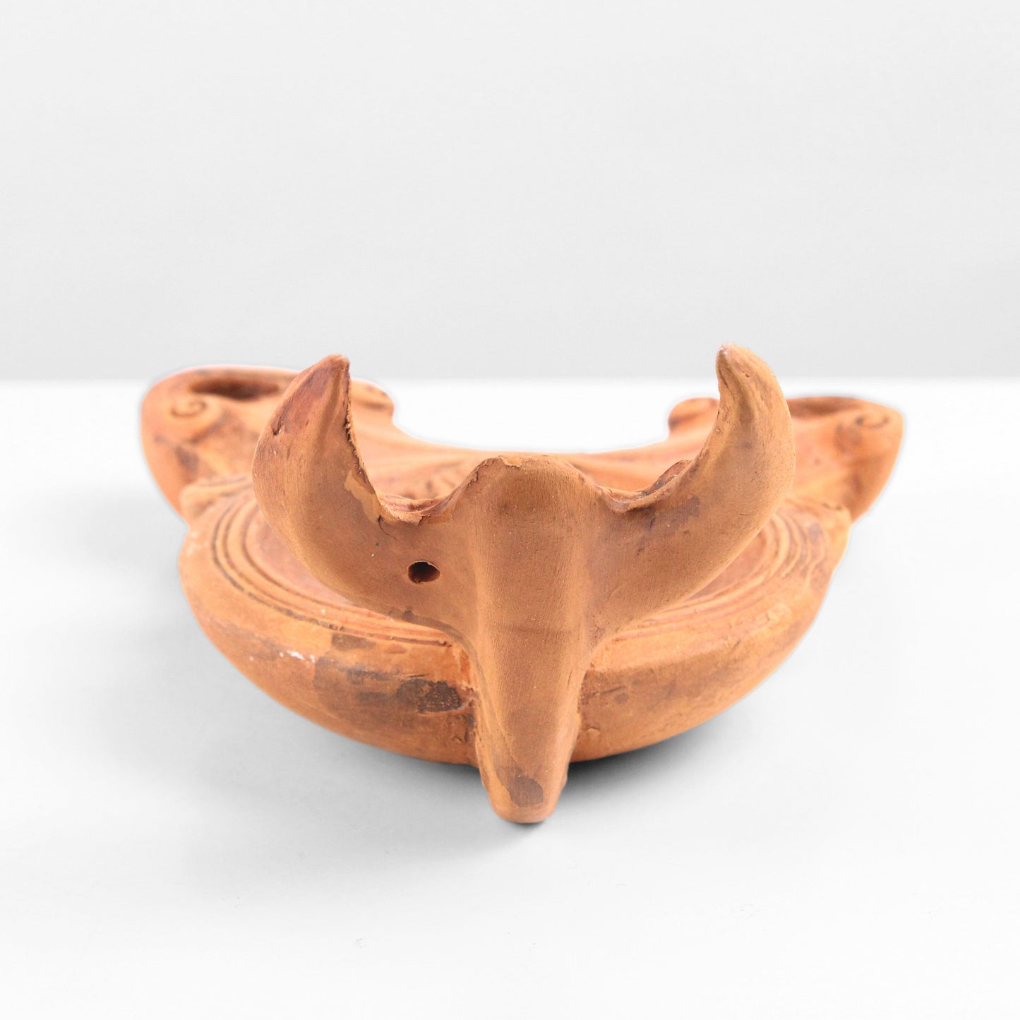 Ancient Oil Lamp with Neptune