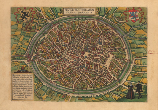 1574 Brugae, Flandricarum Orbium Ornamenta.