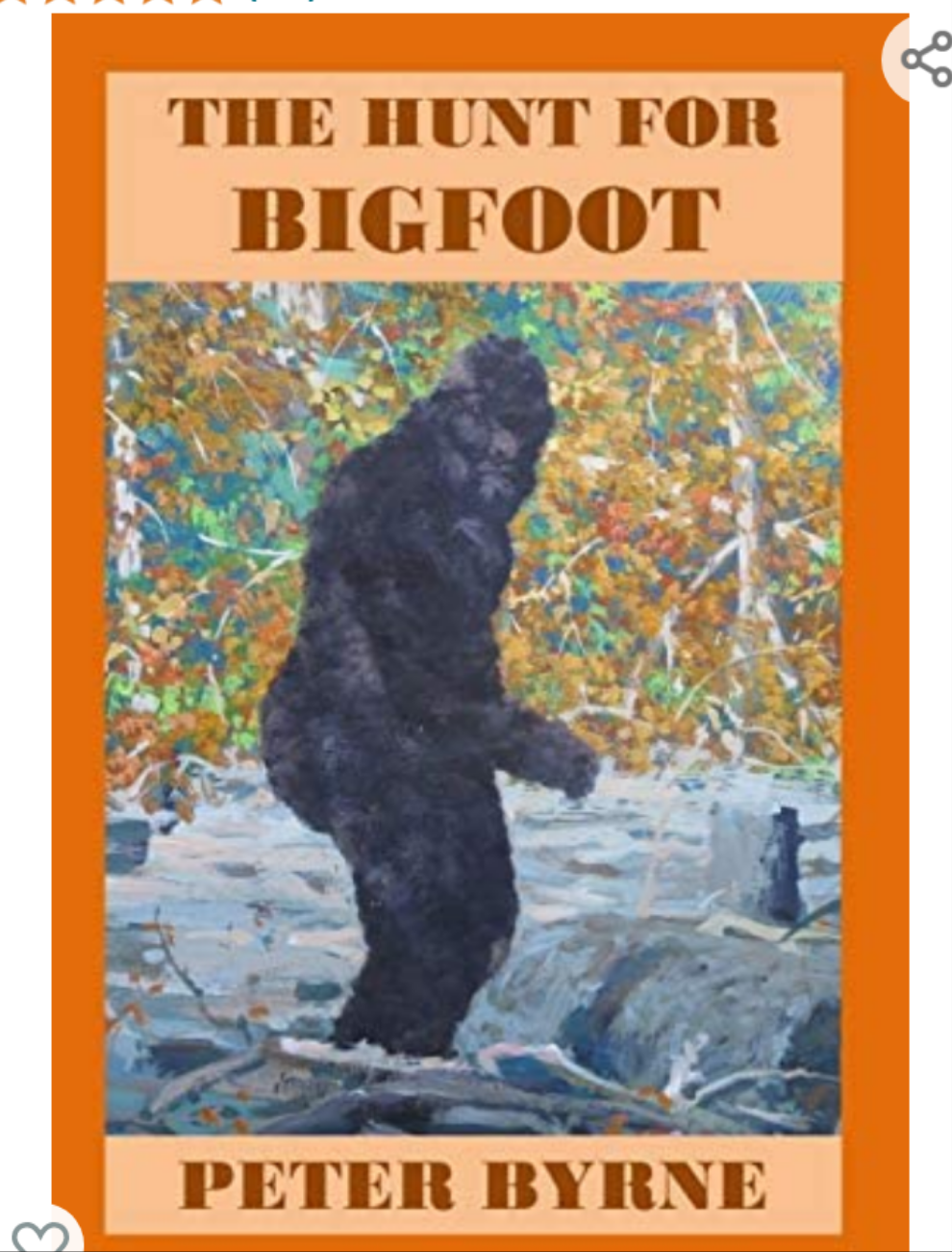 1960 Bigfoot cast Peter Byrne Bigfoot print cast (Byrne not Burn)