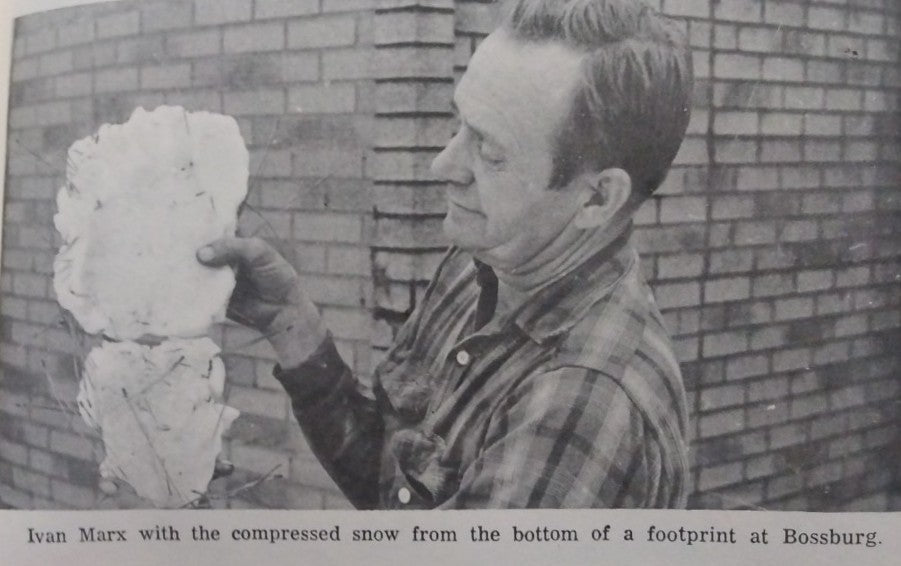 1969 Bigfoot Cripple Foot cast A