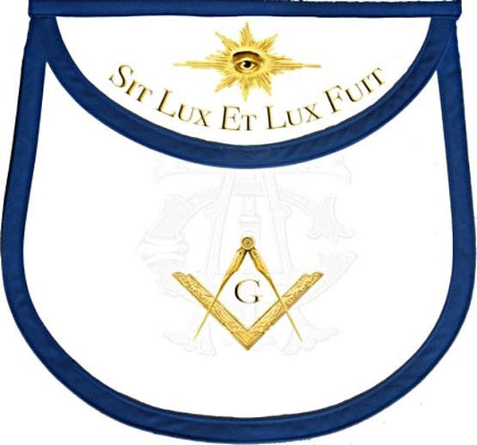And There Was Light Master Mason Apron