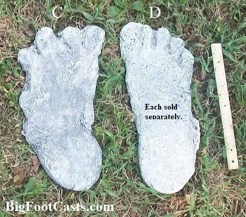 1969 Bossburg Bigfoot Cripple Foot cast D