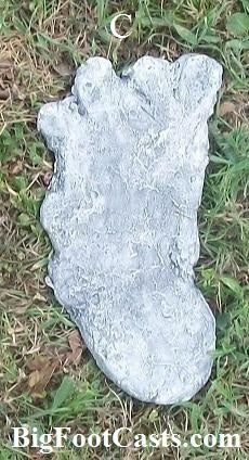 1969 Bossburg Bigfoot Cripple Foot cast C
