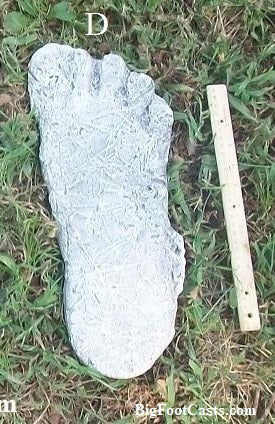 1969 Bossburg Bigfoot Cripple Foot cast D