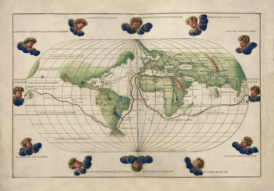 Map of the World in 1542