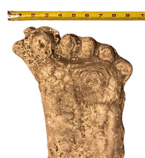 1990 Bigfoot Mount Rainier Mt. Rainier Track Cast footprint replica