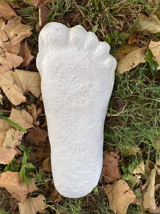 1 Bigfoot Patterson Patty track footprint cast Plaster Bigfoot Cast Track Replica